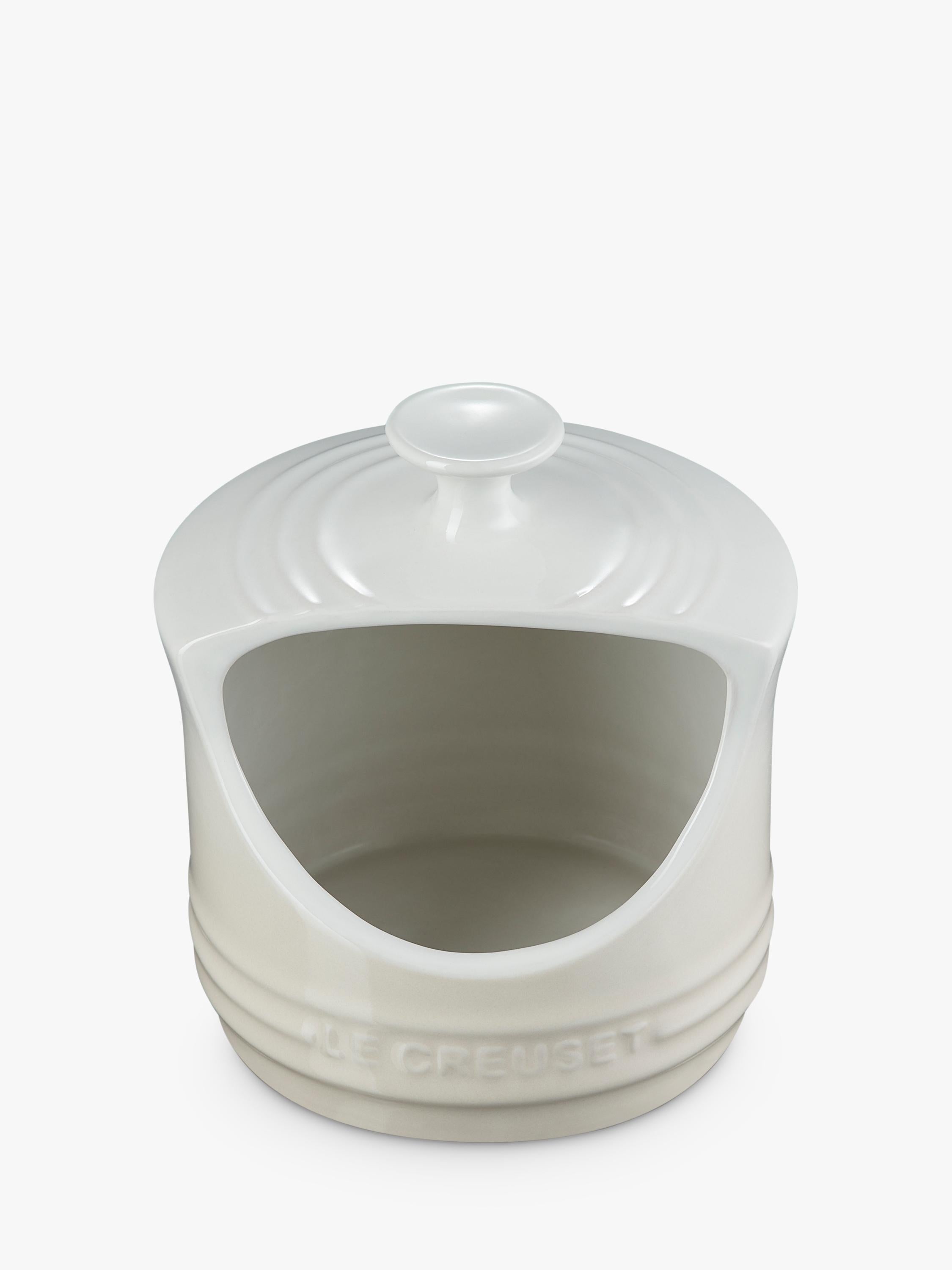 Le Creuset stoneware salt pig in Meringue colour - British product