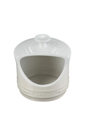 Le Creuset stoneware salt pig in Meringue colour - British product
