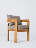 John Lewis Terra teak garden dining chairs set of 2, imported from the UK