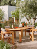 John Lewis Terra teak garden dining chairs set of 2, imported from the UK