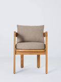John Lewis Terra teak garden dining chairs set of 2, imported from the UK