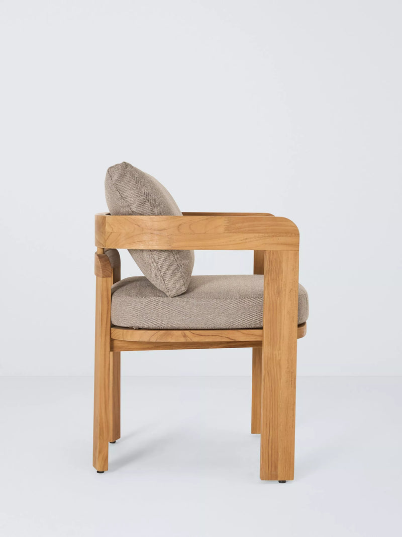 John Lewis Terra teak garden dining chairs set of 2, imported from the UK