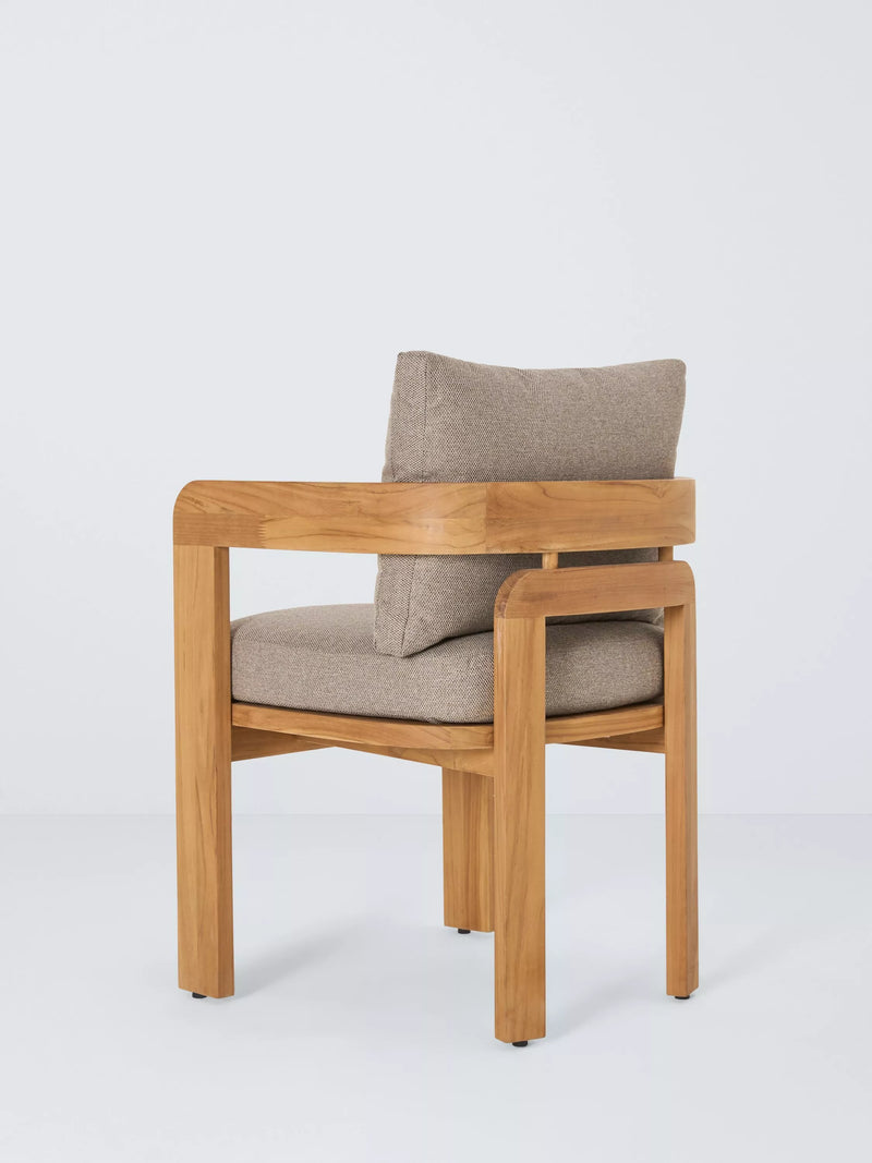 John Lewis Terra teak garden dining chairs set of 2, imported from the UK