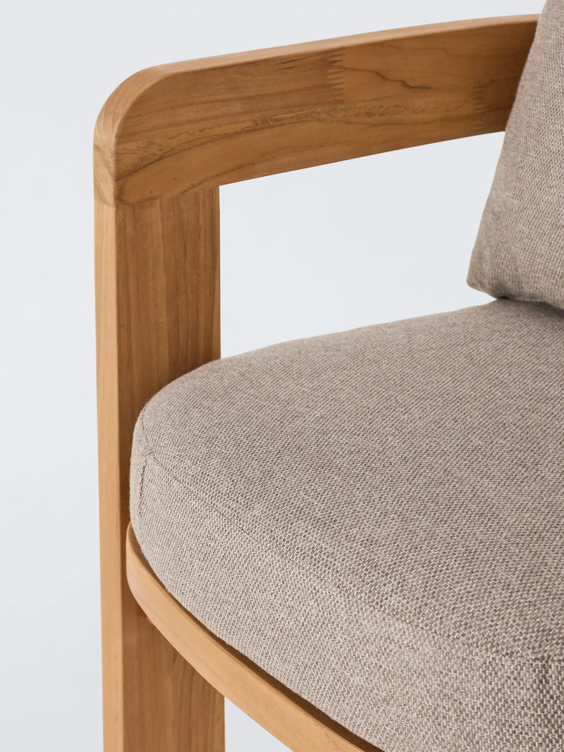 John Lewis Terra teak garden dining chairs set of 2, imported from the UK