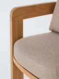 John Lewis Terra teak garden dining chairs set of 2, imported from the UK