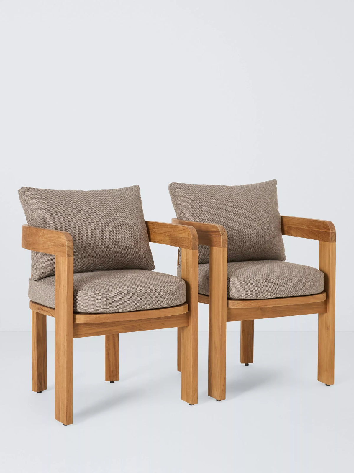 John Lewis Terra teak garden dining chairs set of 2, imported from the UK