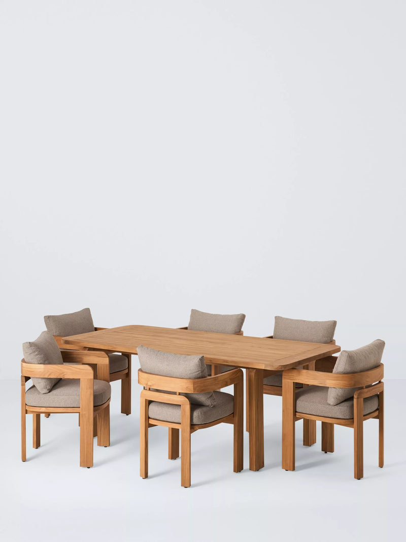 John Lewis Terra teak garden dining chairs set of 2, imported from the UK