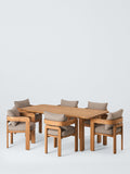 John Lewis Terra teak garden dining chairs set of 2, imported from the UK
