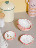 Yvonne Ellen shell stoneware measuring cups pink (British brand)