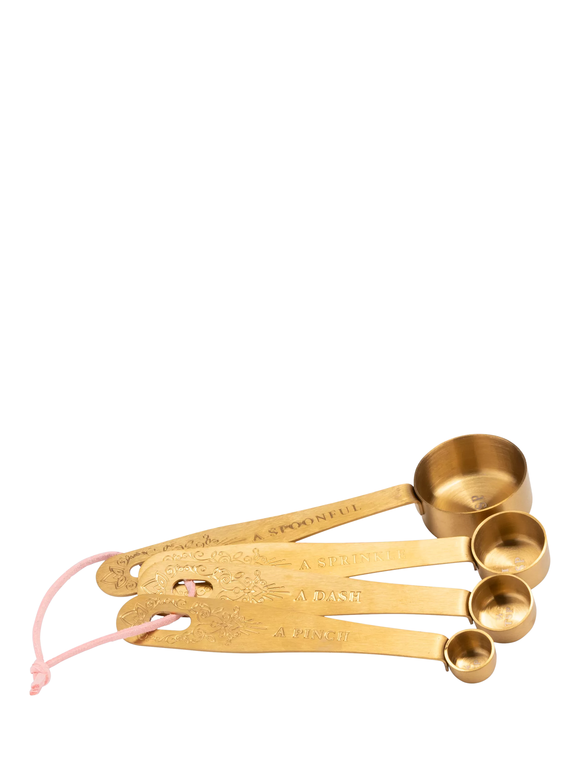 Yvonne Ellen gold measuring spoons set of 4 - British product