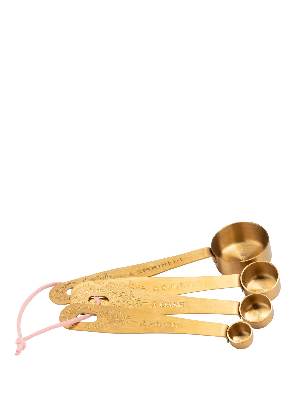 Yvonne Ellen gold measuring spoons set of 4 - British product