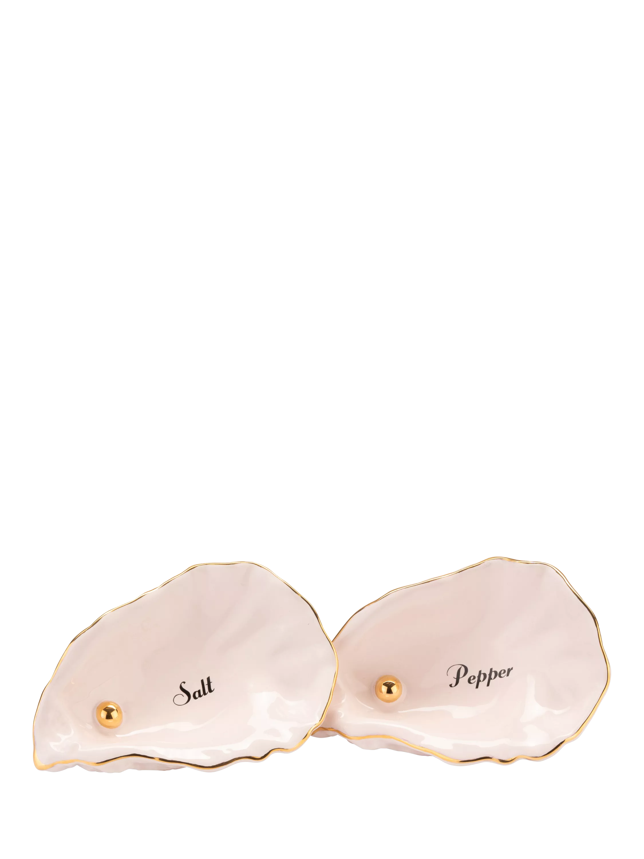 Yvonne Ellen pink oyster pinch pots set of 2 (British brand)
