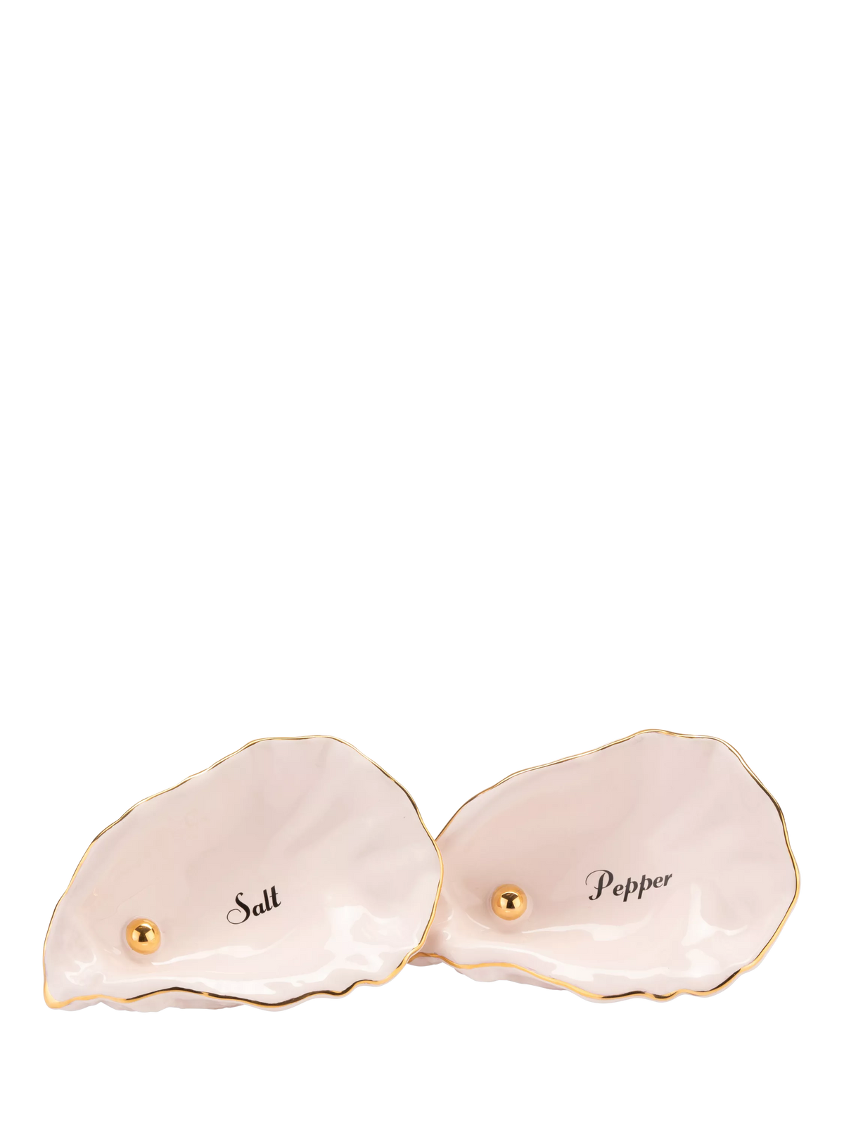 Yvonne Ellen pink oyster pinch pots set of 2 (British brand)