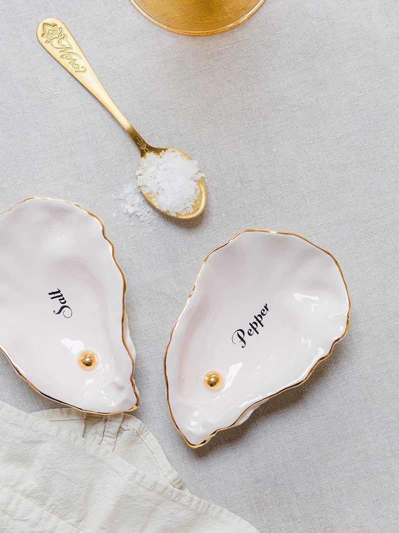 Yvonne Ellen pink oyster pinch pots set of 2 (British brand)