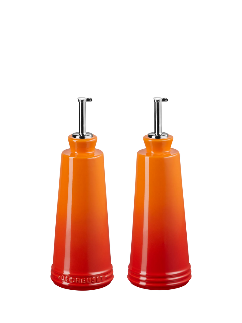 Le Creuset oil vinegar bottles set of 2 330ml, UK version