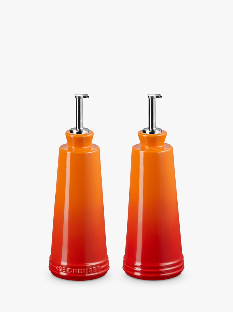 Le Creuset oil vinegar bottles set of 2 330ml, UK version
