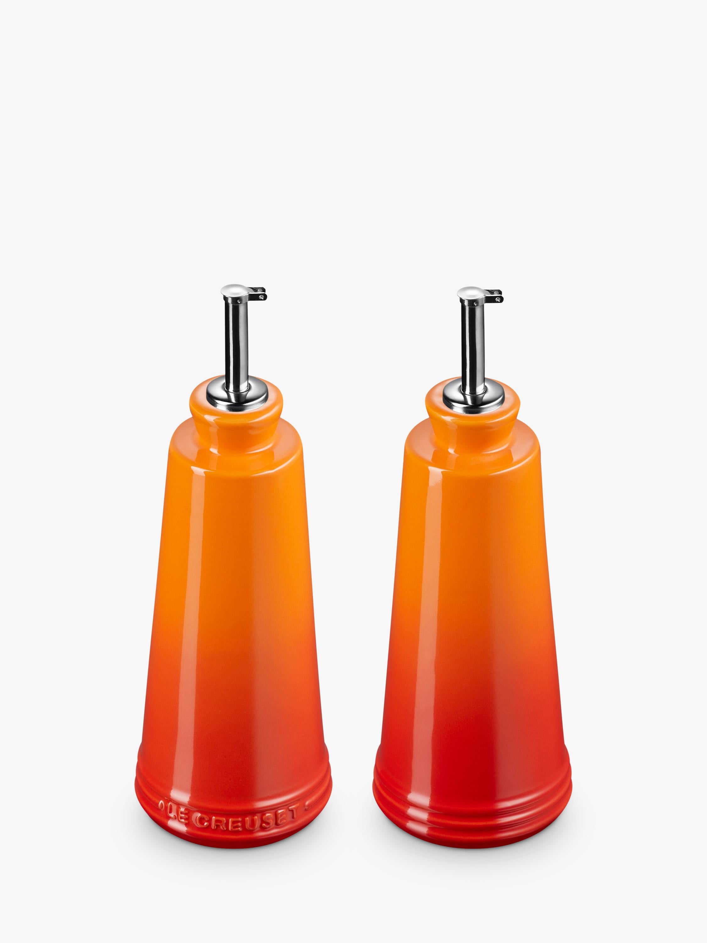 Le Creuset oil vinegar bottles set of 2 330ml, UK version