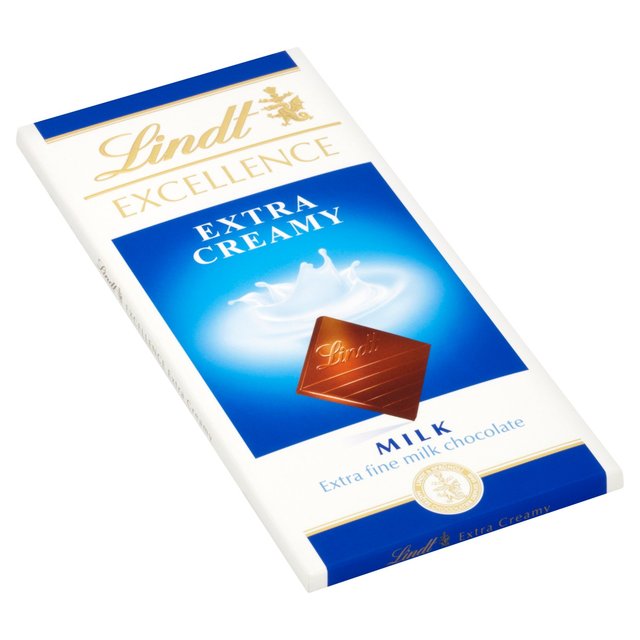 Lindt Excellence Extra Creamy Milk Chocolate Bar   100g GOODS M&S   