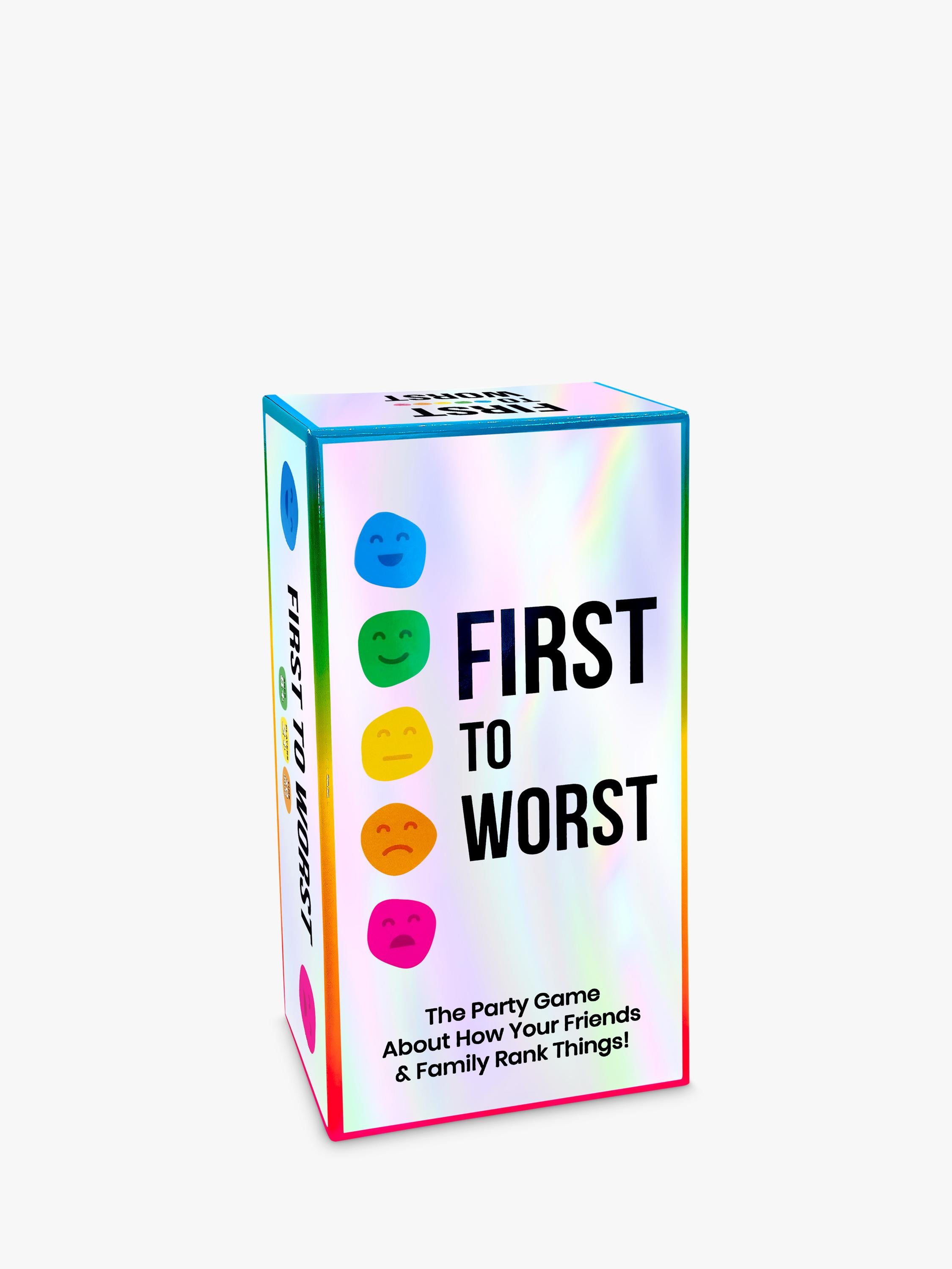 John Adams First to Worst party game, UK version