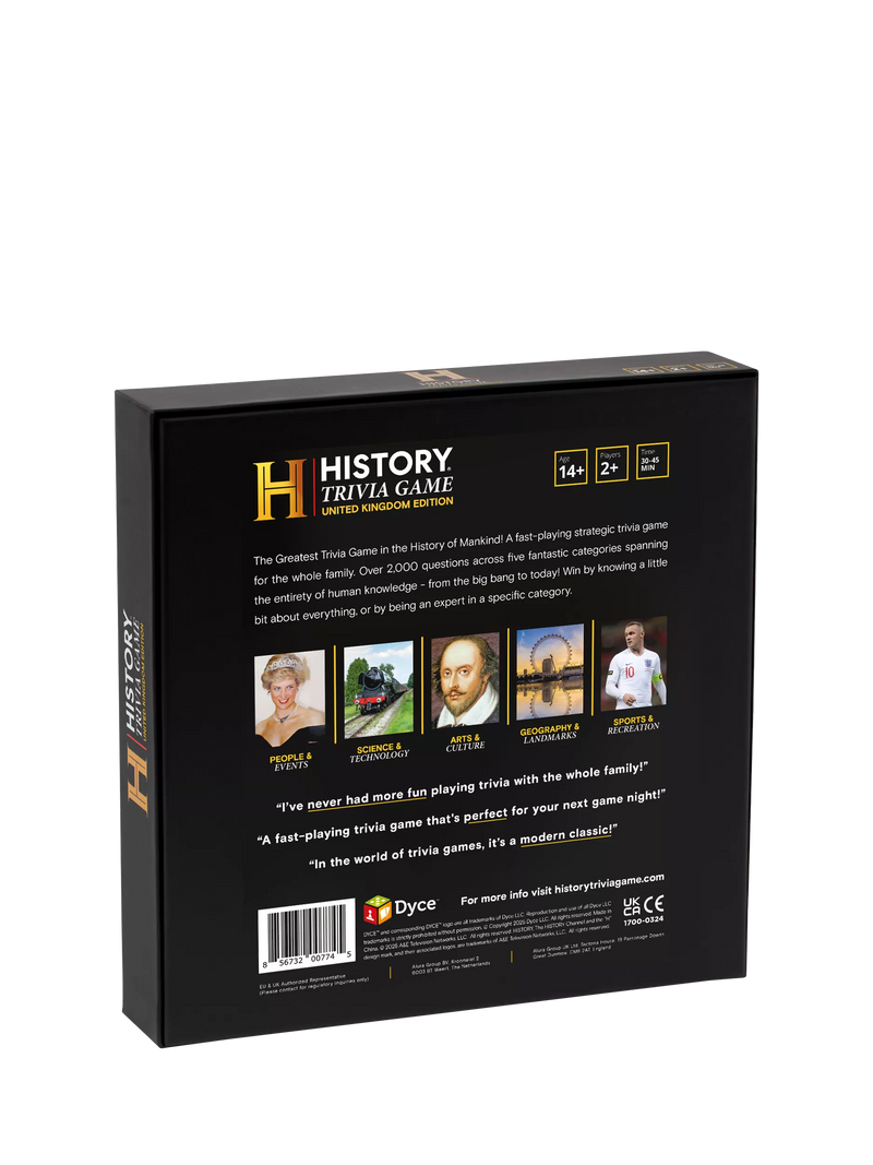 John Adams History Trivia Game UK Edition board game (British brand)