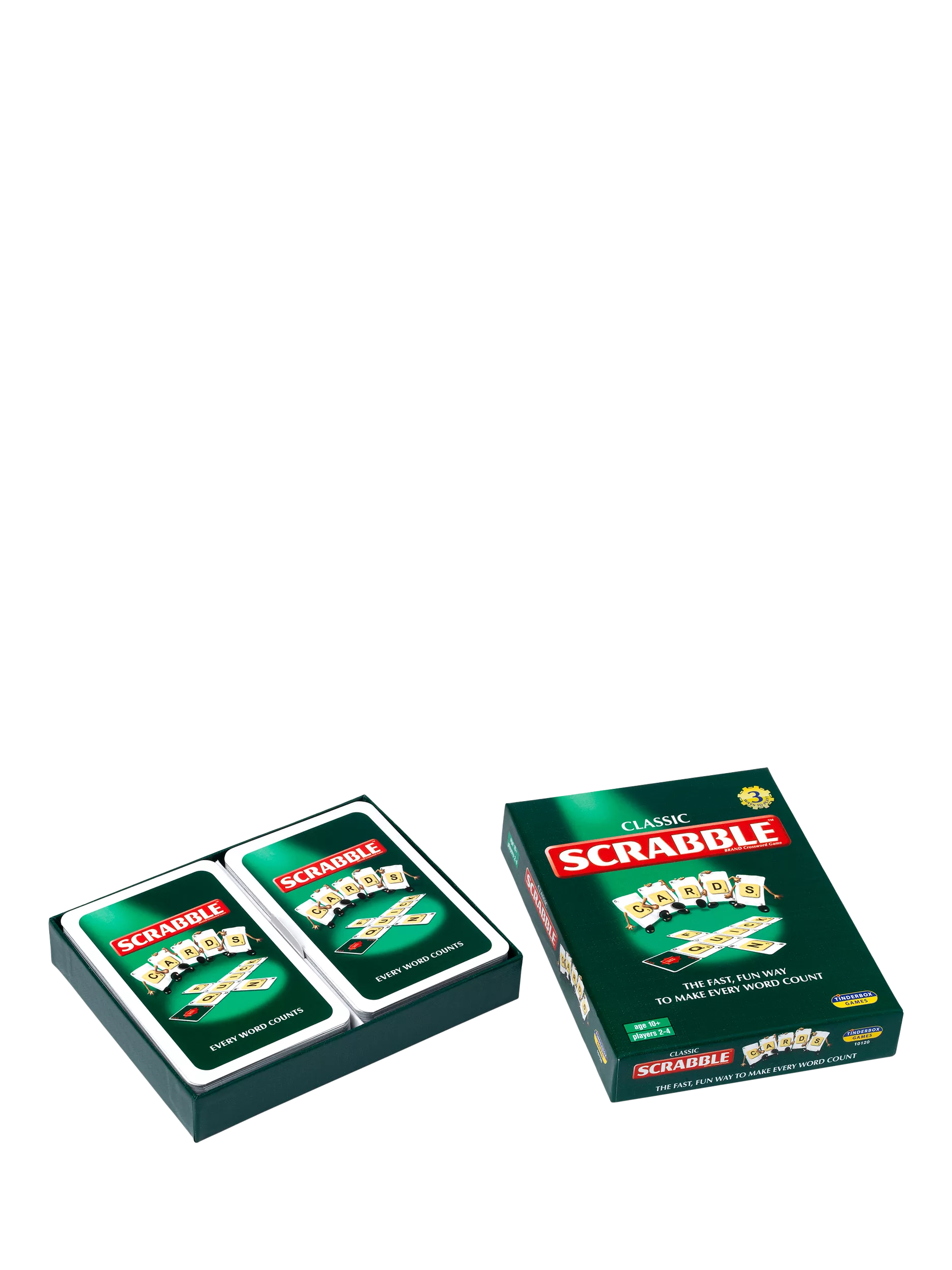 John Adams Classic Scrabble Cards word game - British product