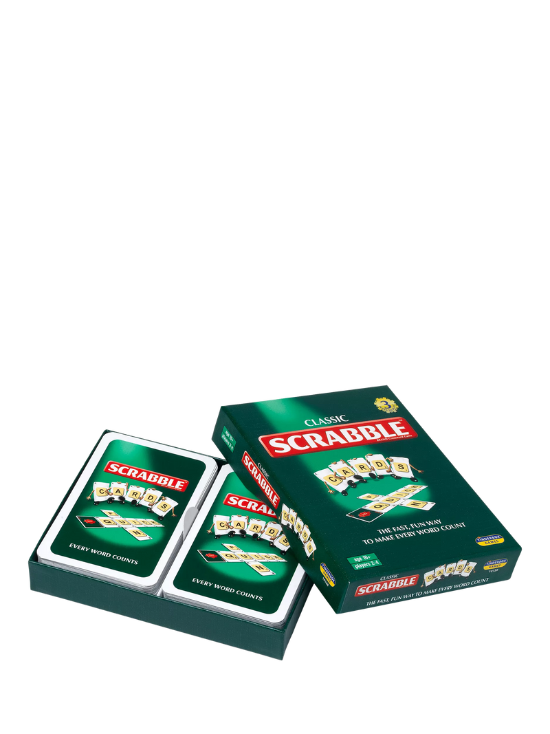 John Adams Classic Scrabble Cards word game - British product
