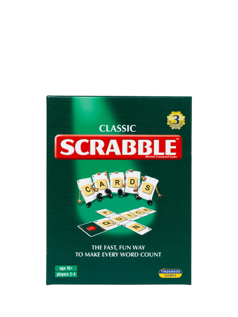 John Adams Classic Scrabble Cards word game - British product