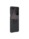 Samsung silicone case with ring for Galaxy Z Flip7 black (British brand)