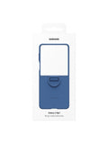 Samsung silicone case with ring for Galaxy Z Flip7 black (British brand)