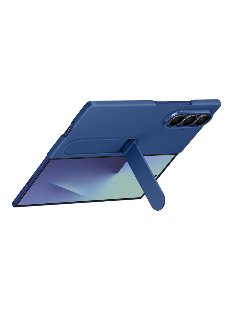 Samsung silicone grip case with stand for Galaxy Z Fold7 blue, UK version