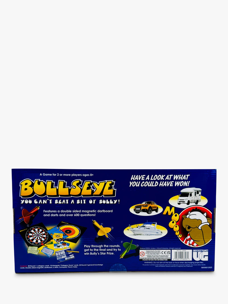 University Games Bullseye board game with magnetic darts - British product