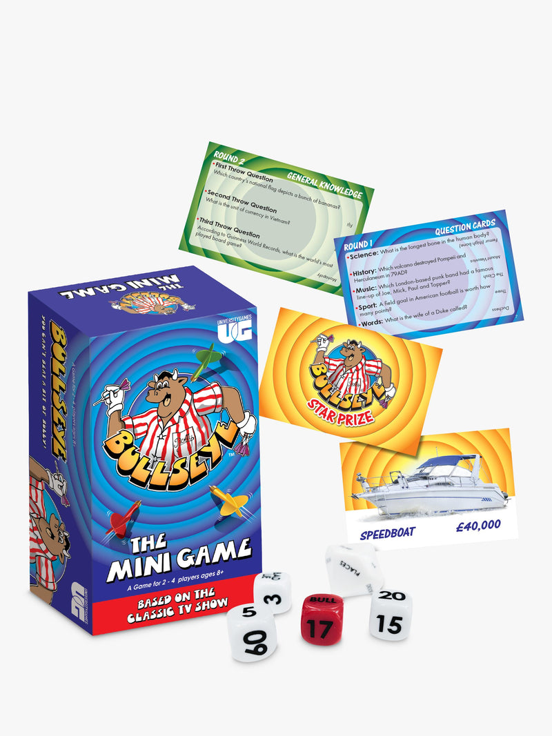 University Games Bullseye Mini card game - British product