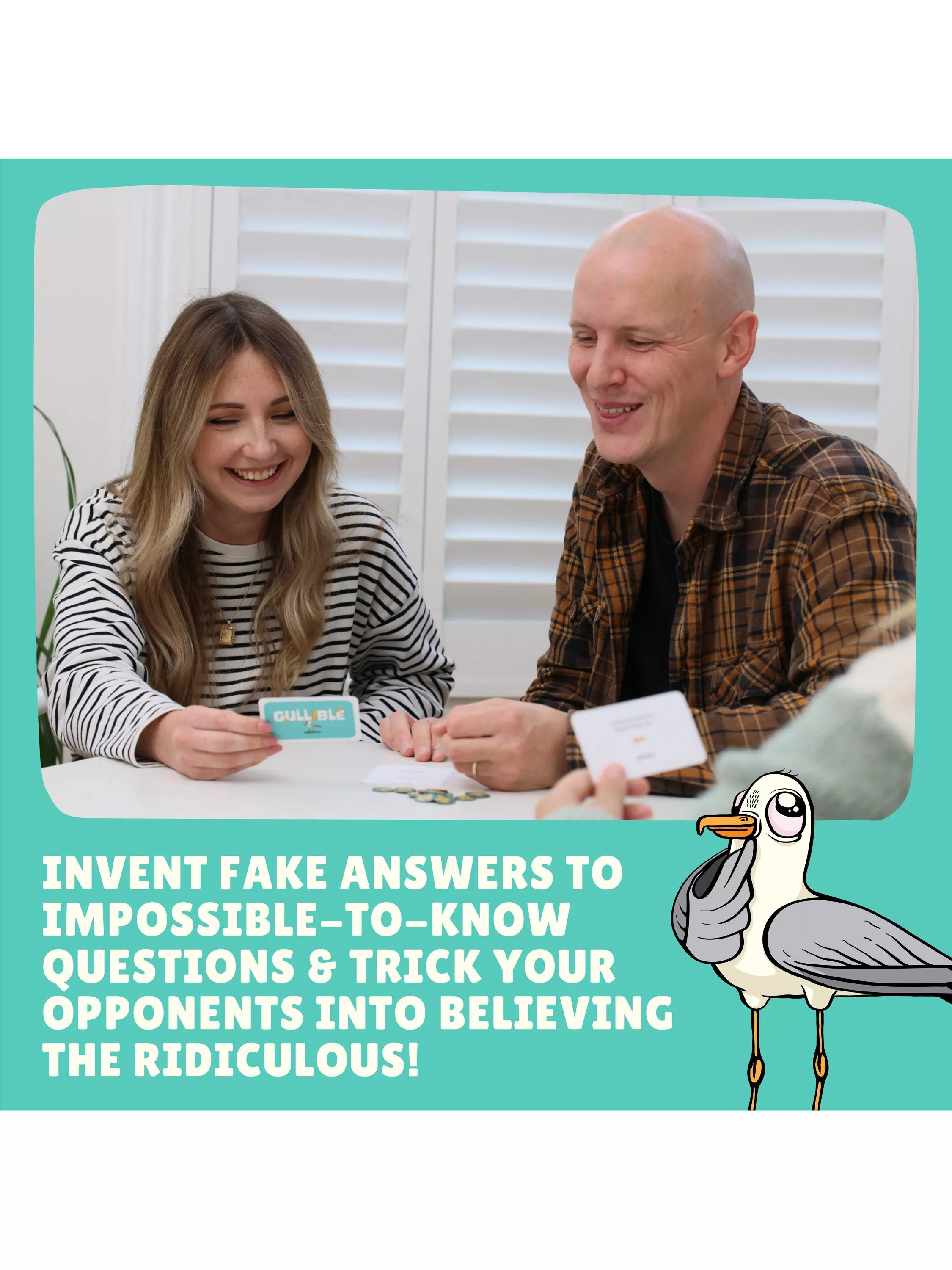 Gamely Gullible party game small edition (British brand)