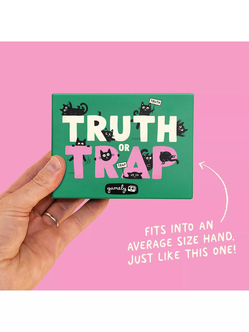 Gamely Truth or Trap bluffing party game - British product