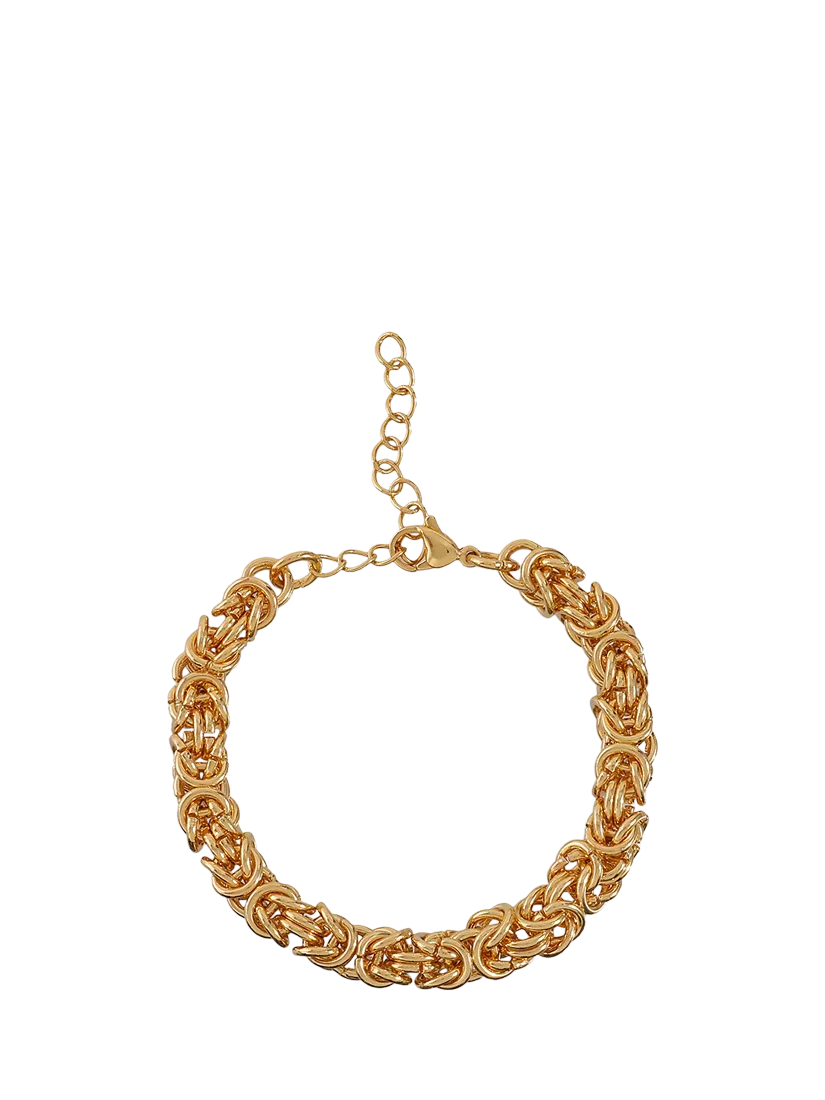Shyla Cinque layered bracelet gold, imported from the UK