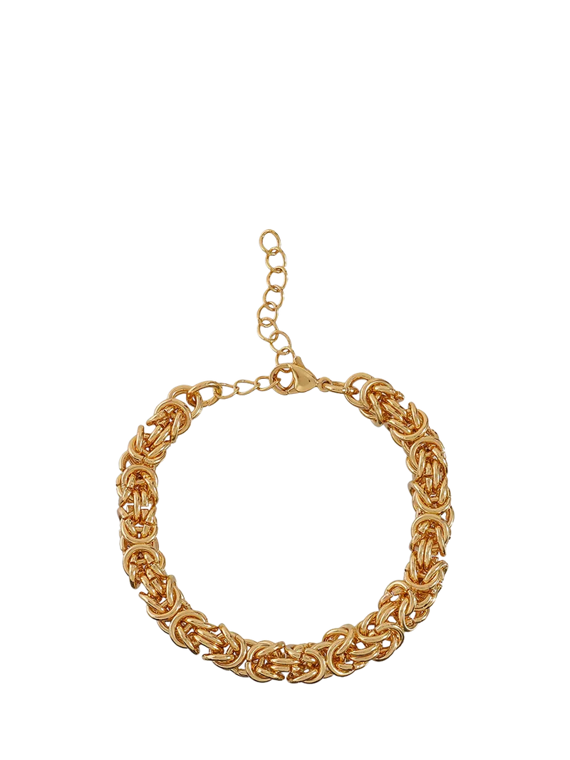 Shyla Cinque layered bracelet gold, imported from the UK