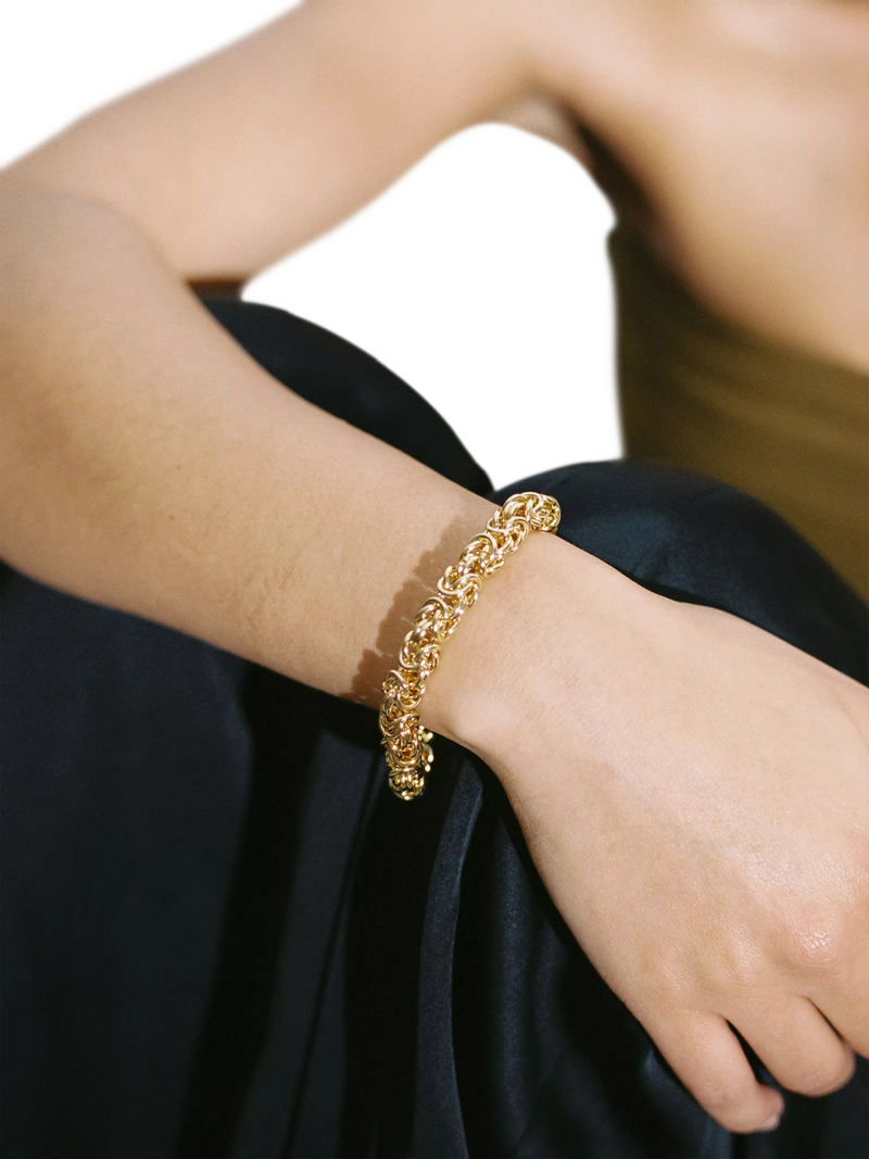 Shyla Cinque layered bracelet gold, imported from the UK