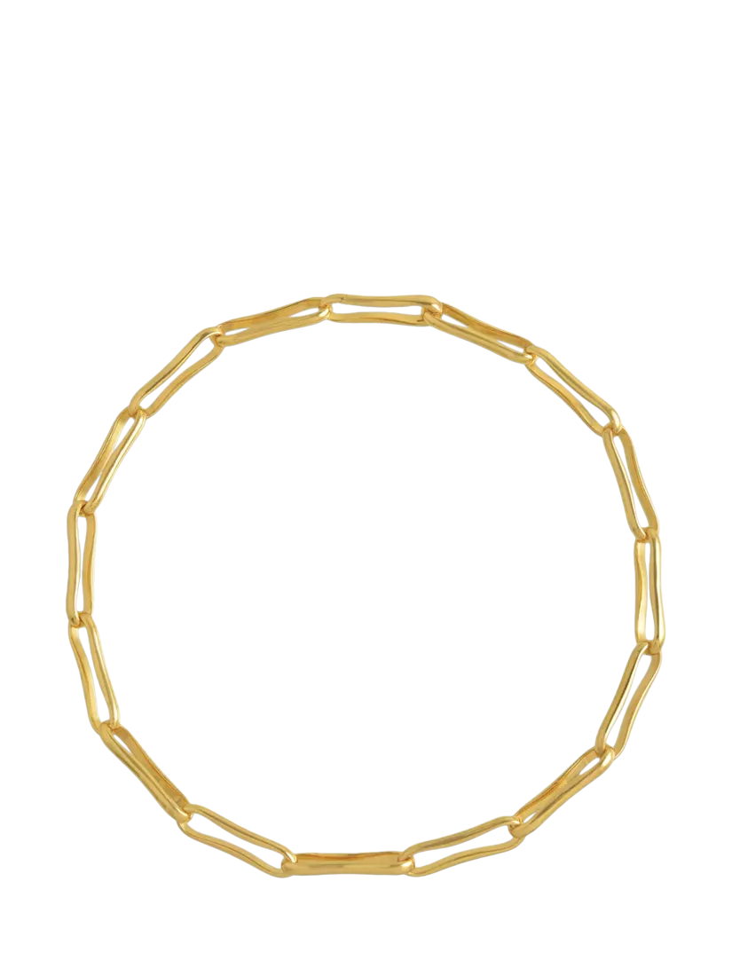 Shyla chunky link gold necklace 45.72cm, imported from the UK