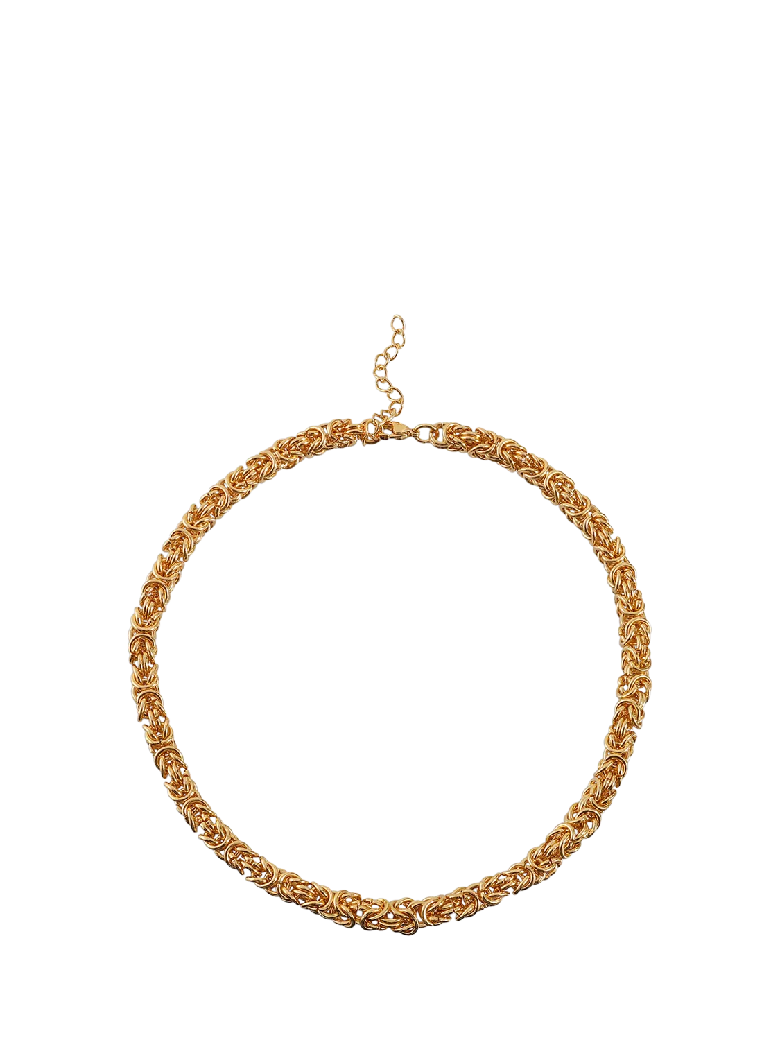 Shyla Cinque layered necklace gold plated brass - British product