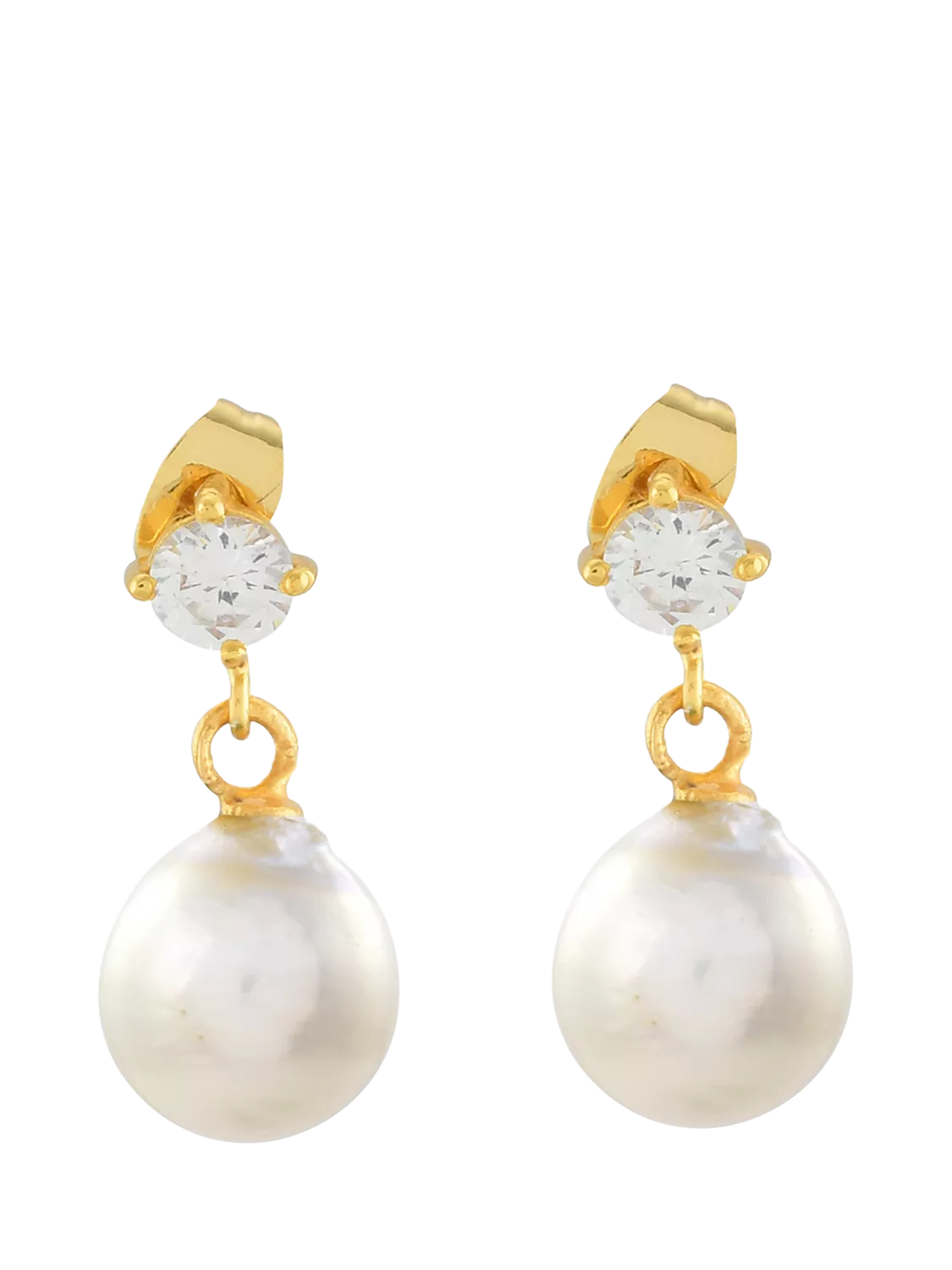 Shyla crystal drop earrings gold, imported from the UK