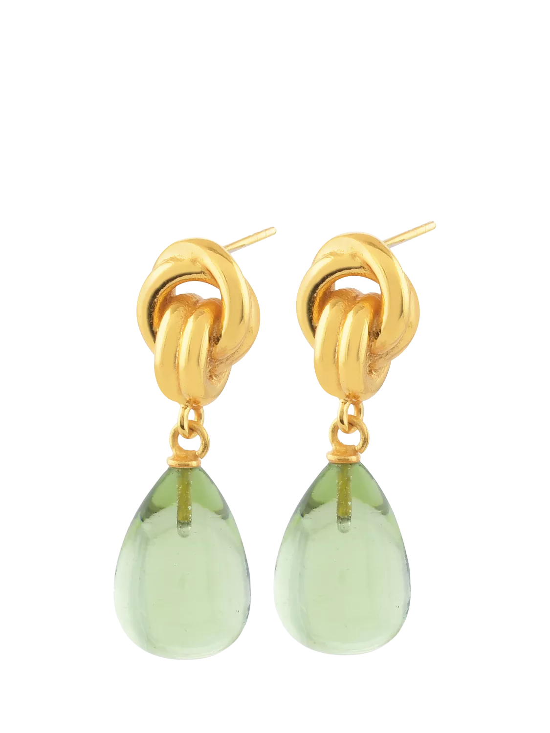 Shyla Chunky Knot Drop Earrings