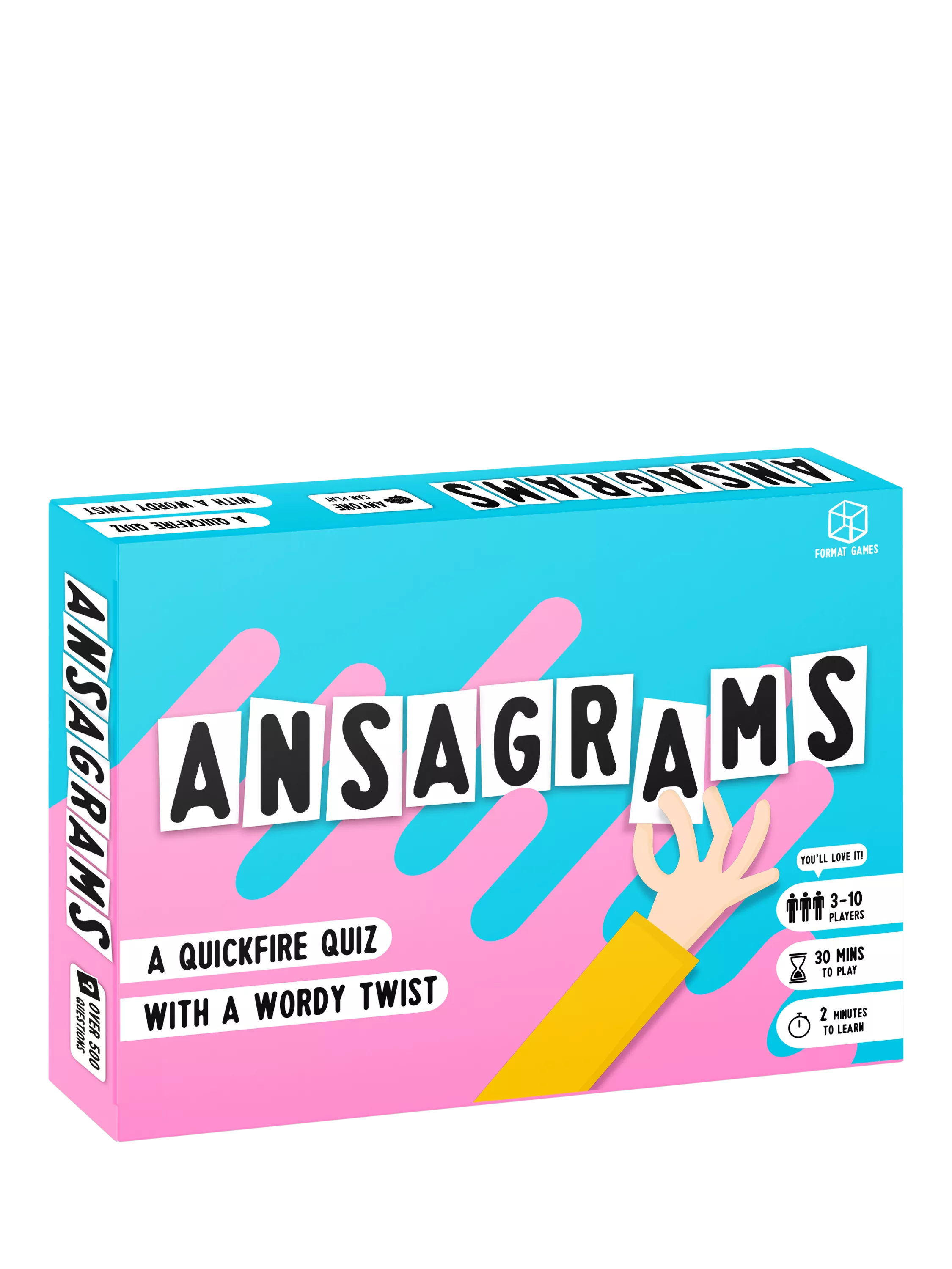 Format Games Ansagrams word quiz game compact size (British brand)