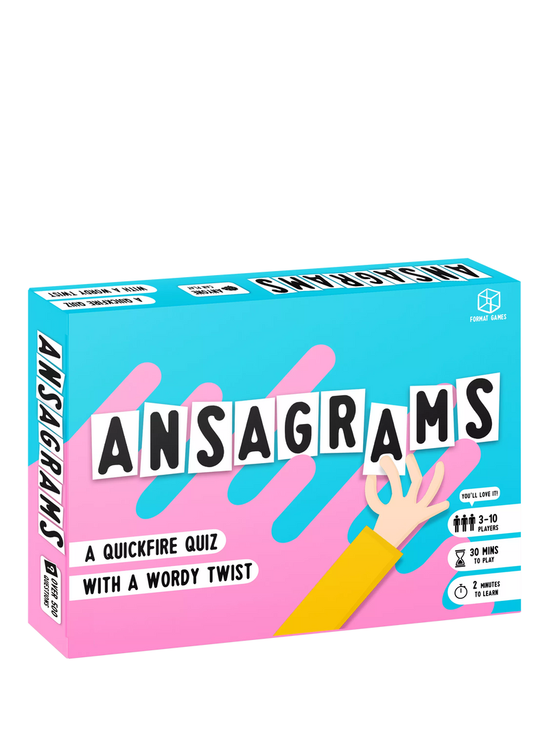 Format Games Ansagrams word quiz game compact size (British brand)