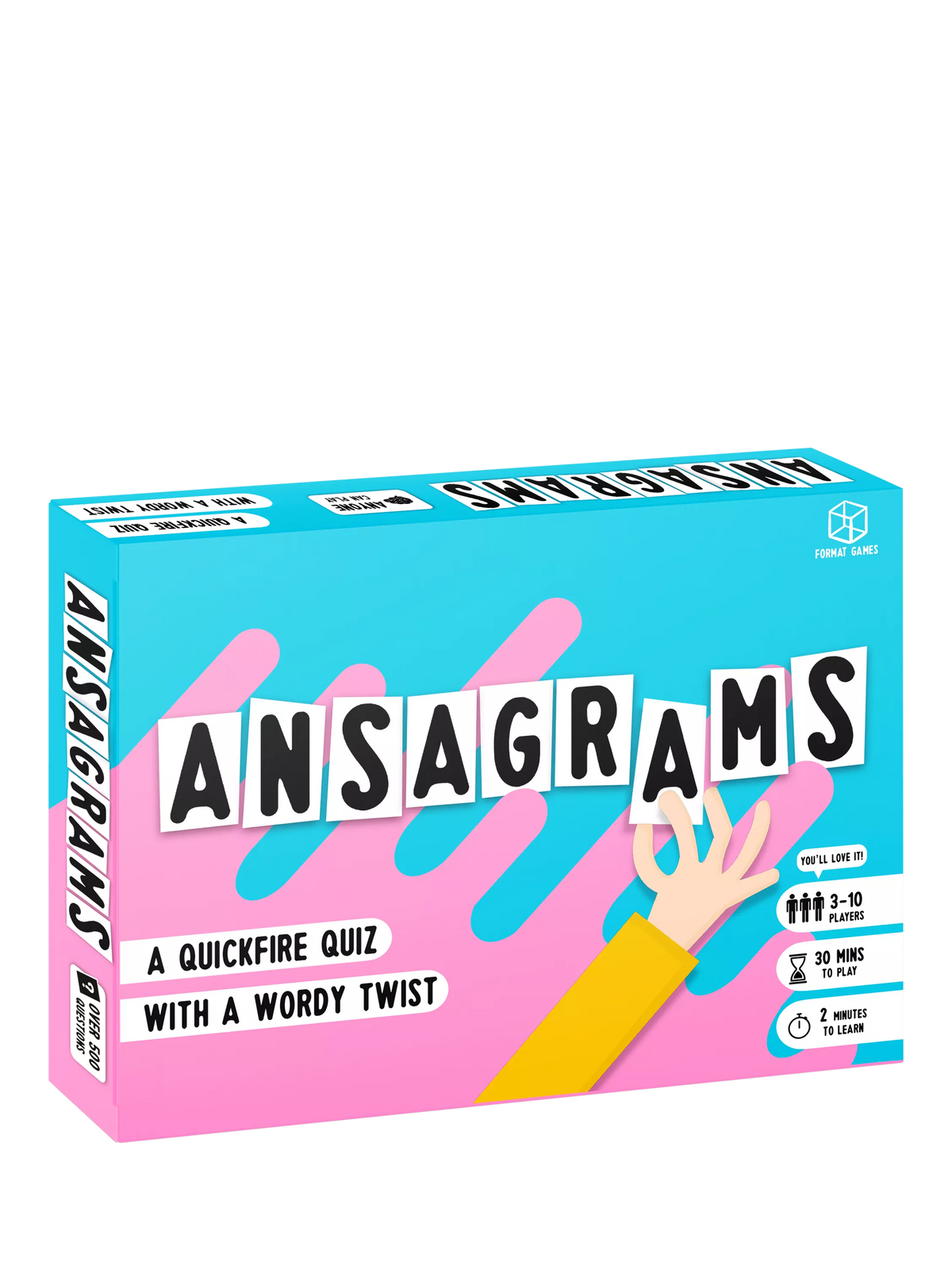 Format Games Ansagrams word quiz game compact size (British brand)