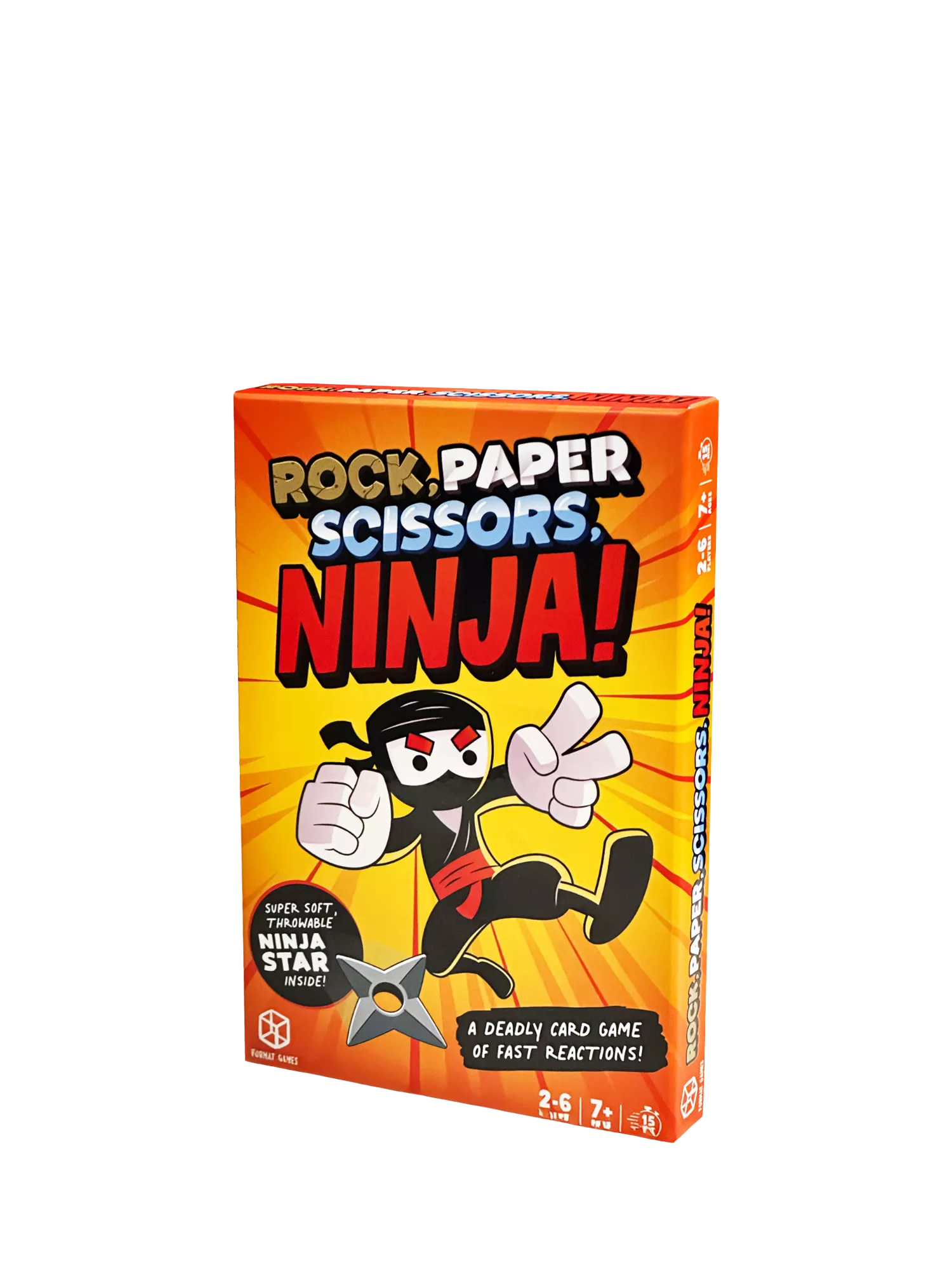 Format Games Ninja Party Game box - British product