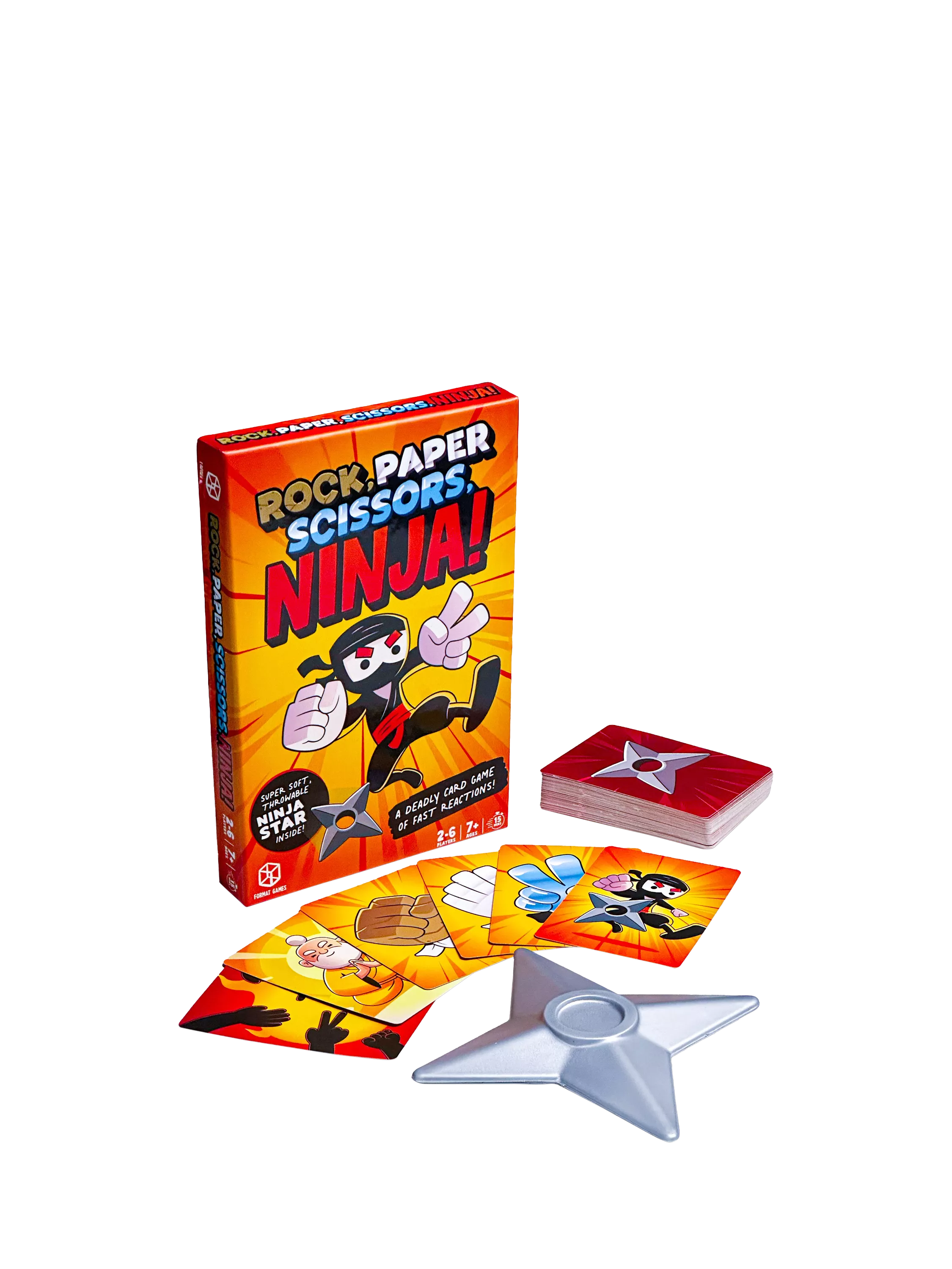 Format Games Ninja Party Game box - British product