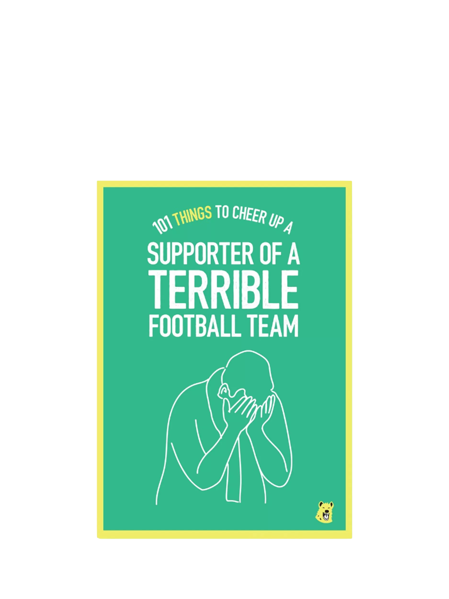 Allsorted Cheer Up Football Supporters Book hardback (British brand)