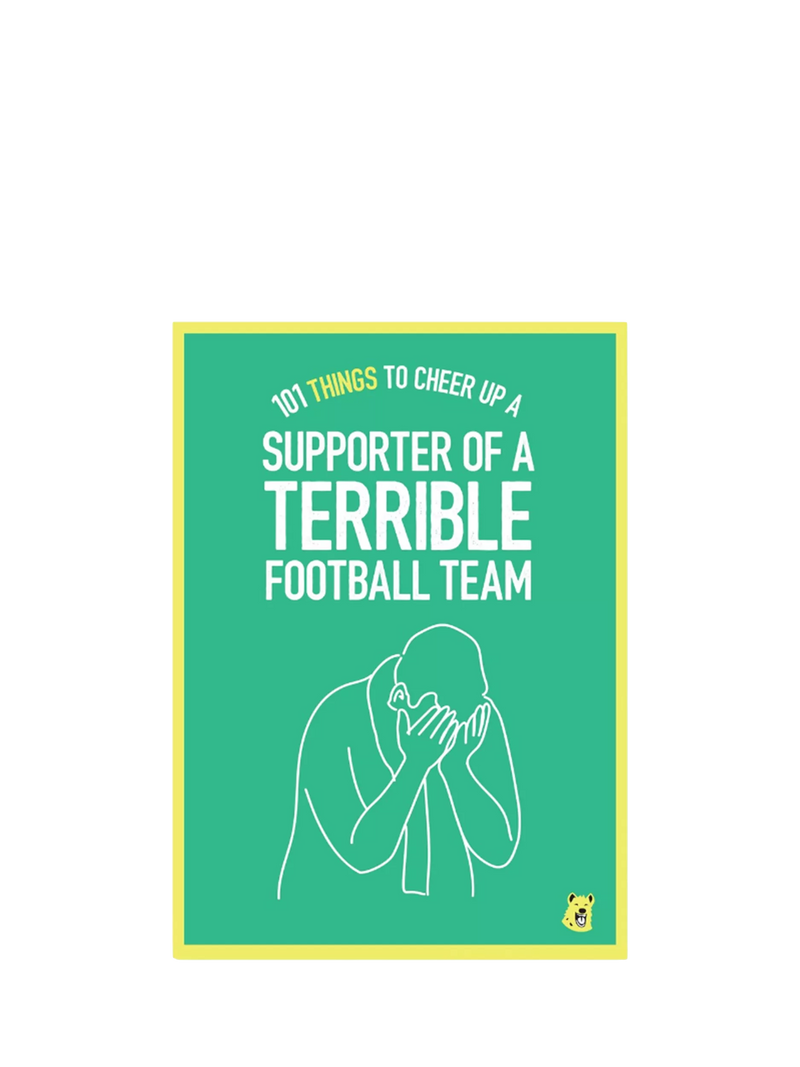 Allsorted Cheer Up Football Supporters Book hardback (British brand)