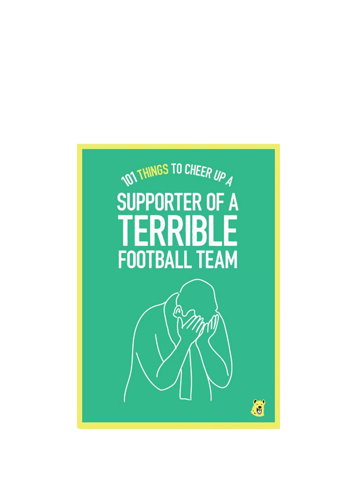 Allsorted Cheer Up Football Supporters Book hardback (British brand)