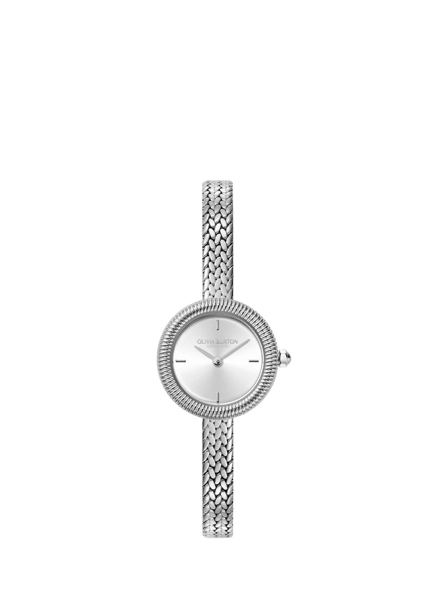 Olivia Burton women's mesh strap watch silver - British product